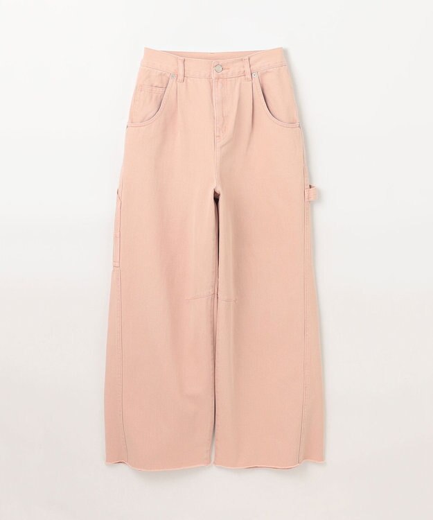 GRACE CONTINENTAL ペインターデニムパンツ ピンク