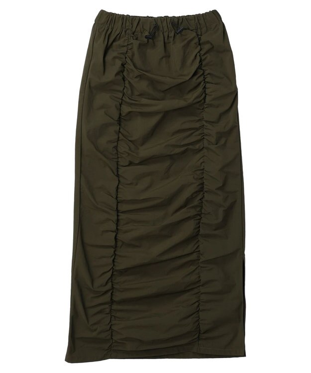 Green Parks ・ＲＡＹ　ＣＡＳＳＩＮ　フロントギャザーナロースカート Khaki