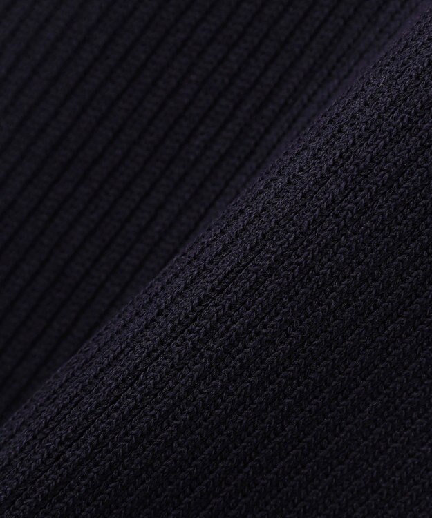 Green Parks 配色ニットポロ Navy