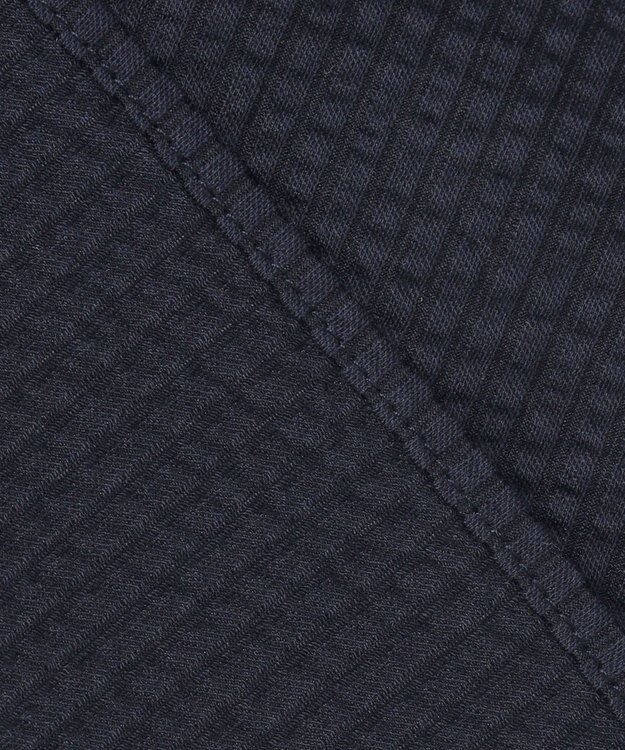 JOSEPH HOMME 【WEB・一部店舗限定】 ドライサッカーストレッチ　半袖レギュラーカラーシャツ ネイビー系