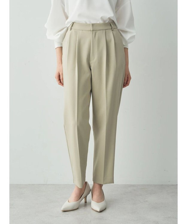 YECCA VECCA タックテーパードパンツ② Mint