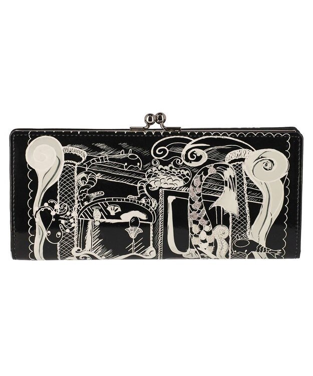 tsumori chisato CARRY マーメイドルーム 長財布 がま口 ブラック