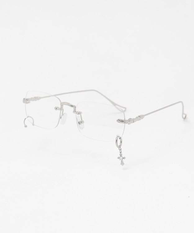 WEGO レンズチャームリムレスアイウェア 柄1