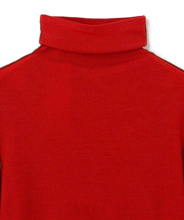 BEIGE， FORD / ハイネックトップス Red×D.Camel