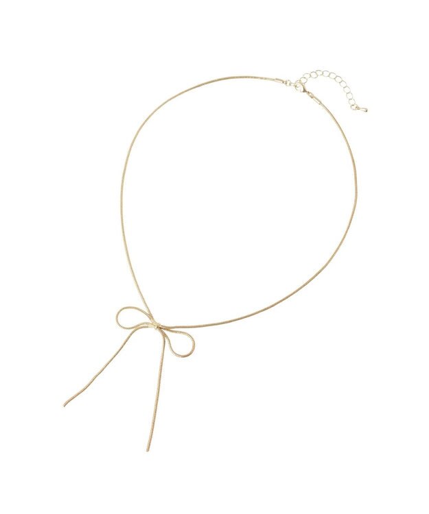 Green Parks ｅｖｅｒｙ　ｗａｌｋ．２本セットリボンネックレス Gold