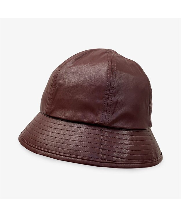 林八百吉商店 un chapeau エコレザーメトロハット ワイン