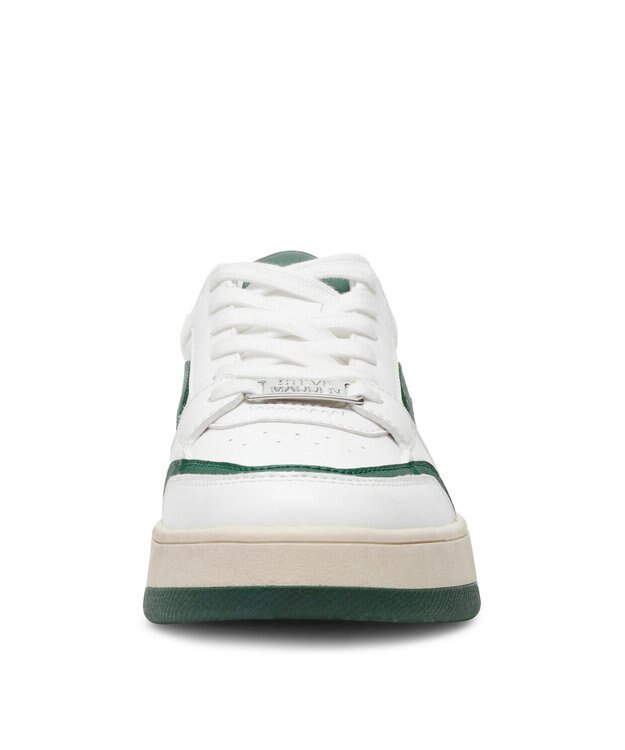 STEVE MADDEN BAL HARBOUR 厚底ローカットスニ―カー ホワイトグリーン