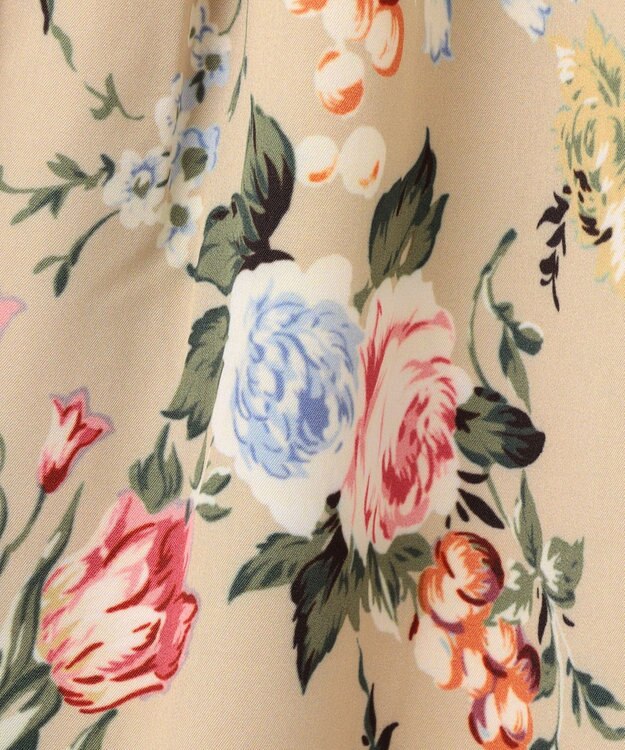 組曲 S 【23AW】ローズブーケプリント フレアスカート ベージュ系5