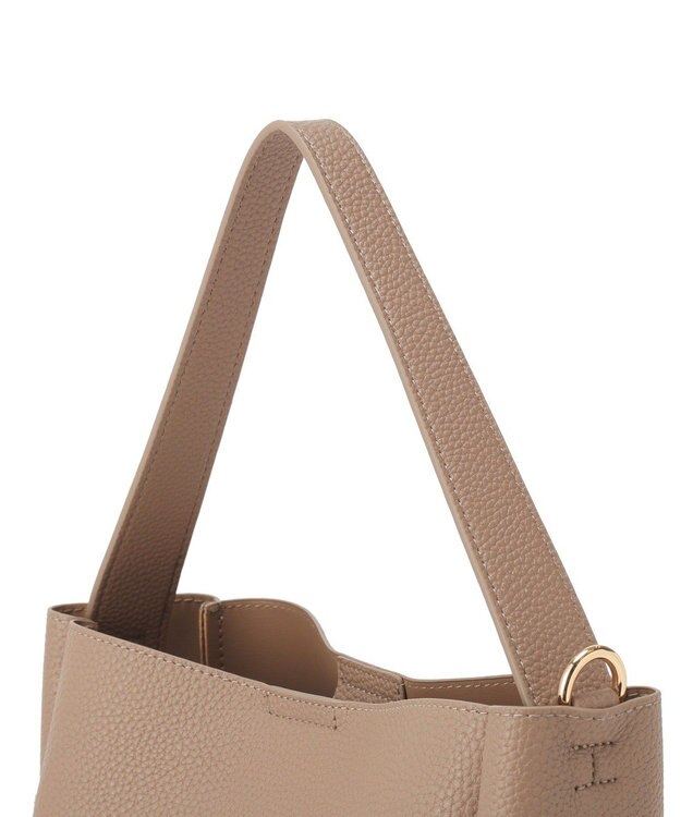 AMERICAN HOLIC 【2点セット】2WAYワンハンドルミニトート+ポーチ Gray Beige