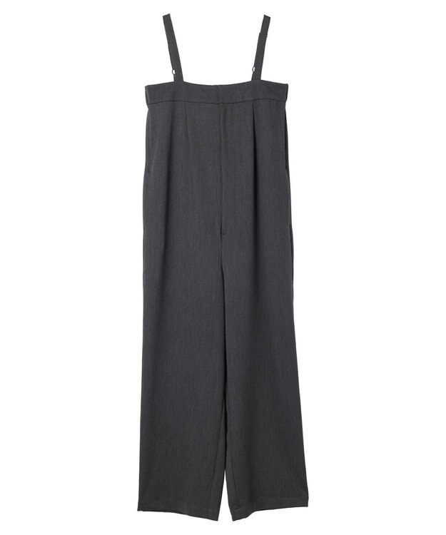 Green Parks armonia. ハイライズドサロペットパンツ Charcoal Gray