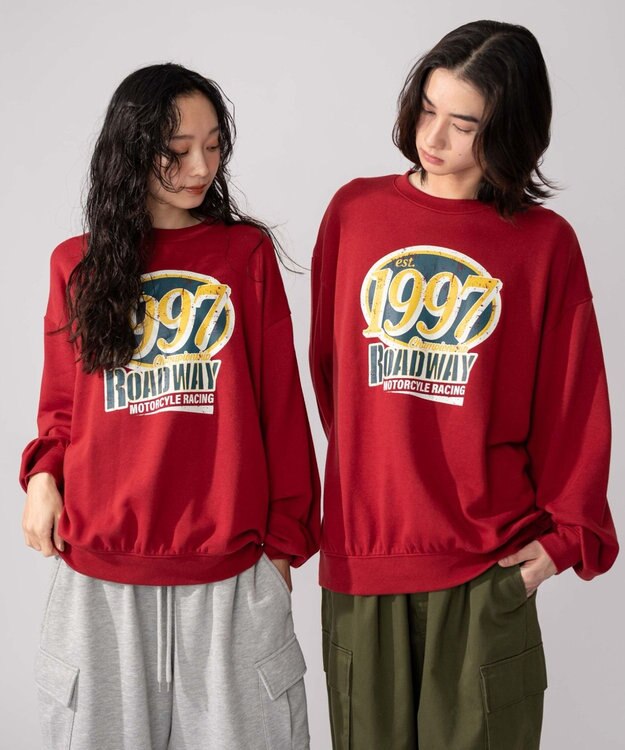 WEGO 【2025年秋冬新作/SMLXLサイズ展開/ユニセックス着用ITEM】アソートグラフィックプルオーバー2 柄42