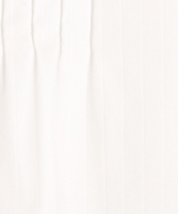 J.PRESS LADIES S 【洗える】BEZコットンナイロン ストライプ ピンタック ブラウス ホワイトドビー系1