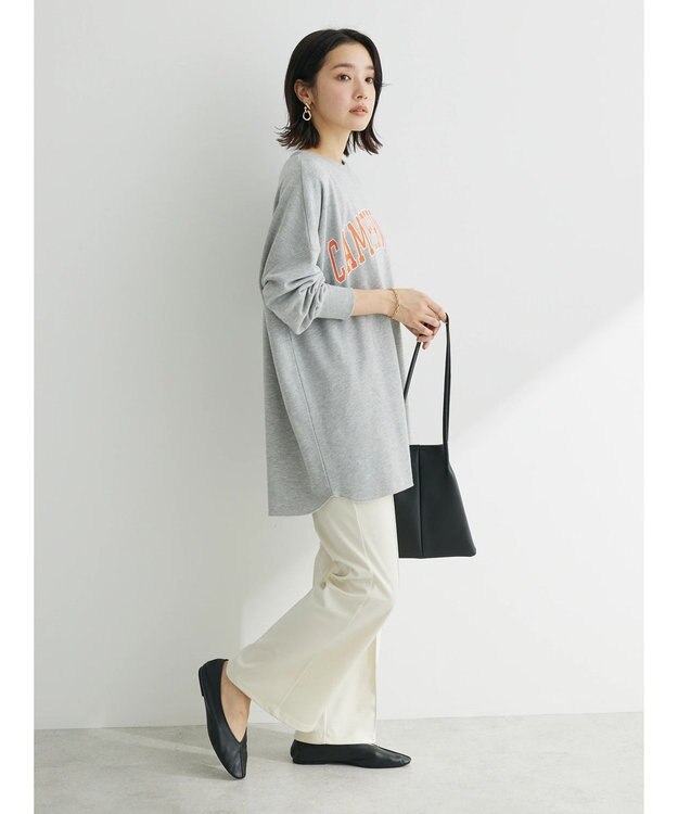 Green Parks らくスレパンツ Ecru