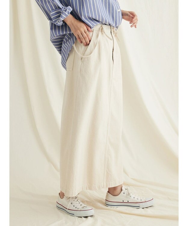 CRAFT STANDARD BOUTIQUE ２ＷＡＹサロペットスカート Natural