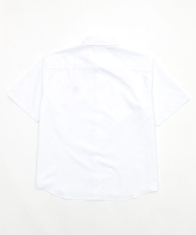 WEGO 【ユニセックス着用ITEM/MLサイズ展開】オックスフォードワンポイントシャツ（SS） ホワイト