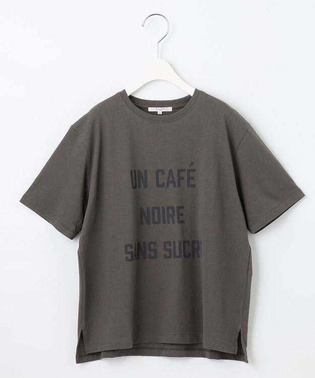 23区 【SLOW/洗える】ロゴ Tシャツ グレー系