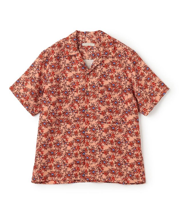 UNFILO MENS TORO TORO オープンカラーシャツ [24年春夏商品] 花柄赤