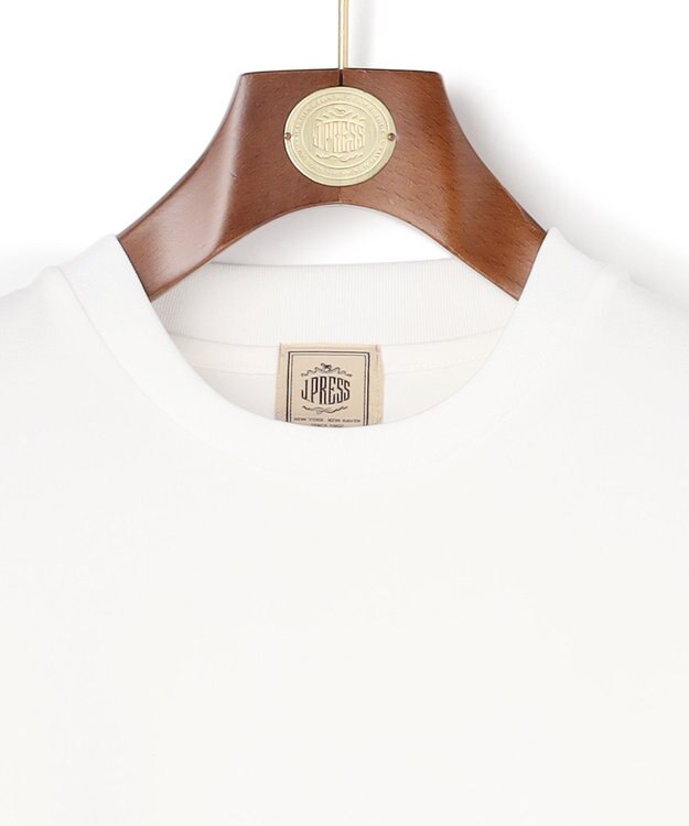 J.PRESS MEN 【WEB・一部店舗限定】ドレスクルーネック Tシャツ ホワイト系