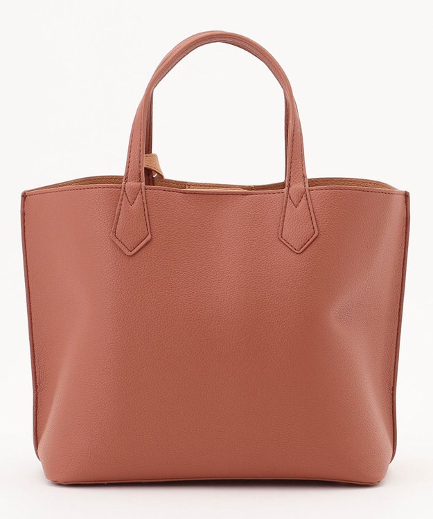 LA BAGAGERIE 【MONICA】バイカラーミディトートバッグ キャメル