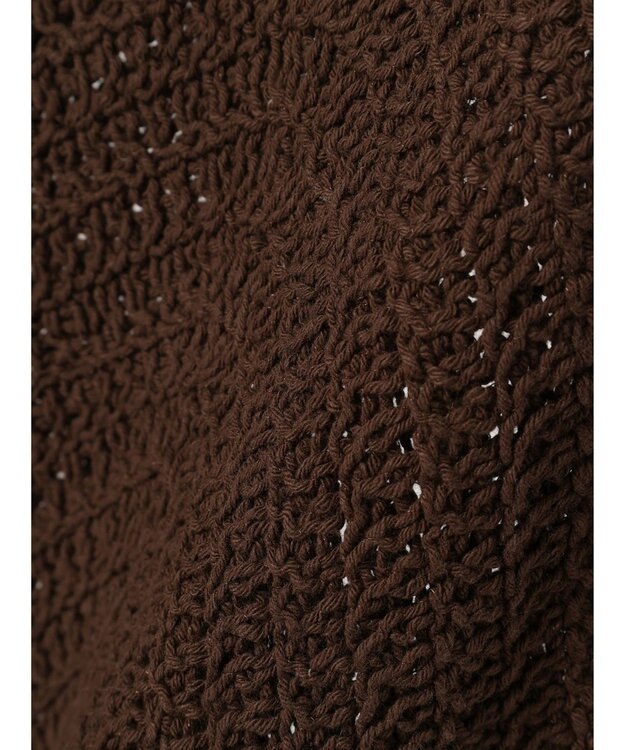 Green Parks ・ＳＵＧＡＲ　ＳＰＯＯＮ　クロシェキリカエワンピース Brown