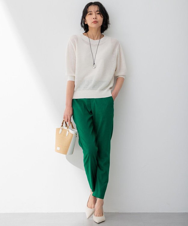 23区 【洗える】ヘルシーインナー タンクトップ ホワイト系