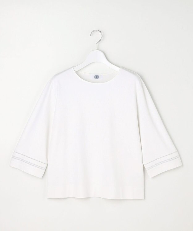 J.PRESS LADIES L ギガダルポンチ カットソー ホワイト系