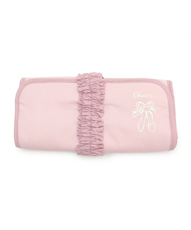 Chacott ギャザーロールケース ロイヤルピンク