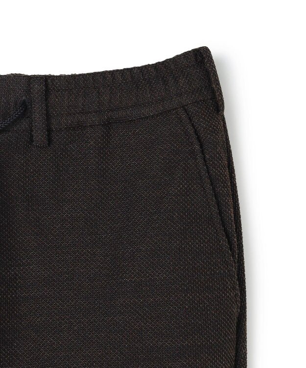 JOSEPH HOMME 【WEB・一部店舗限定】【ストレッチ】 ウールドビージャージー　ドロスト付テーパードパンツ / PEGG CONVERTIBLE ダークブラウン系