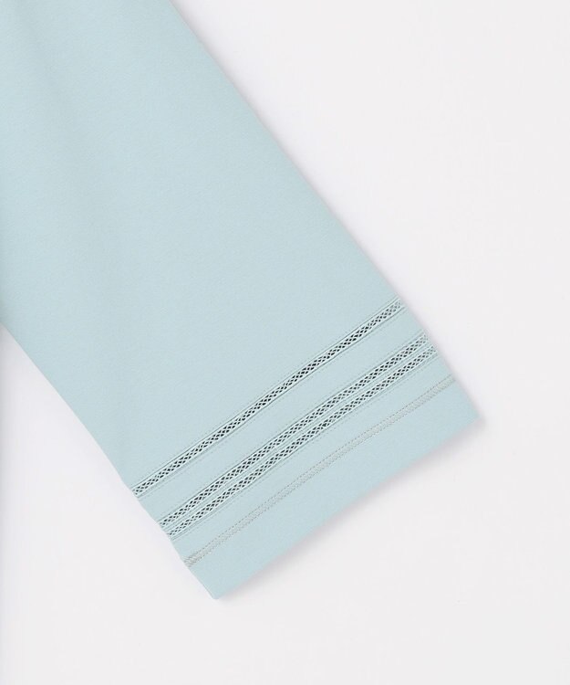 J.PRESS LADIES L ギガダルポンチ カットソー ライトアクア系