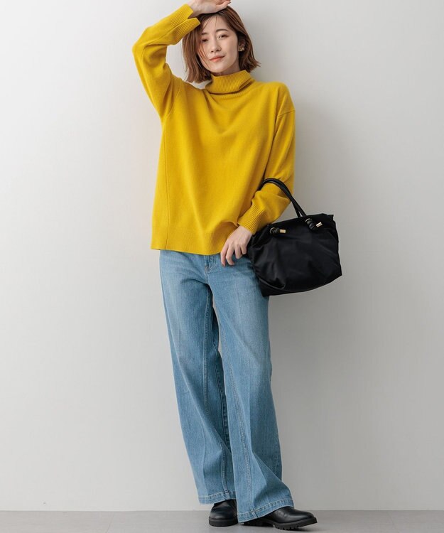 23区 S 【RED CARD TOKYO×23区】デニム ワイドパンツ ライトブルー