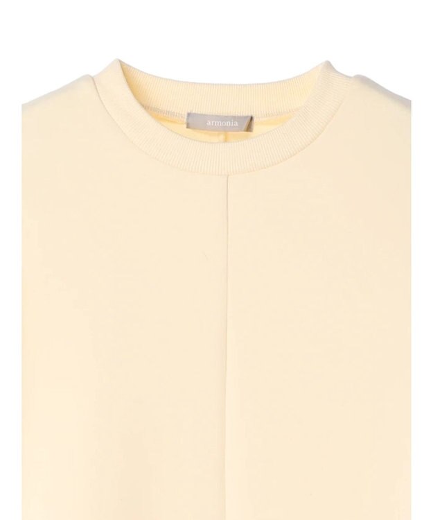 Green Parks armonia. リブ使いコクーンポンチワンピース Ivory