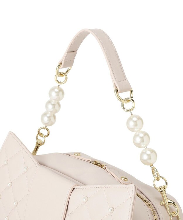 Maison de FLEUR パールリボンバッグ Pink