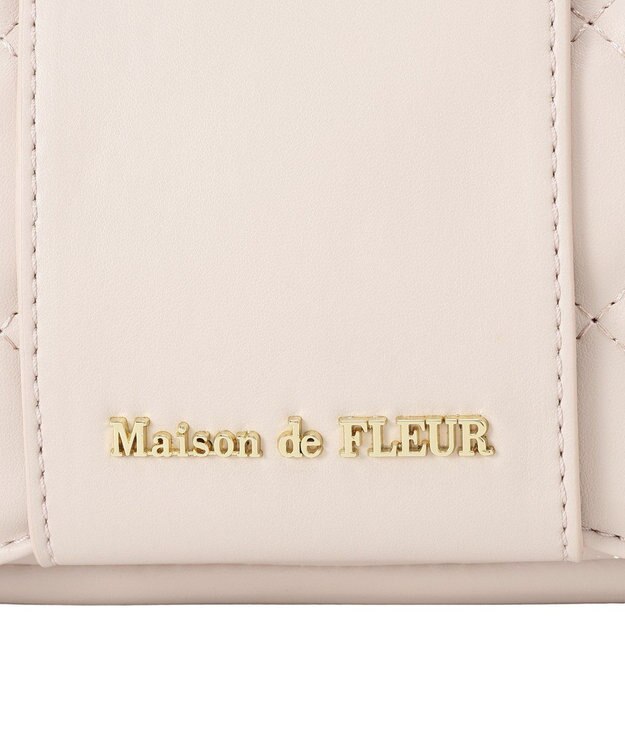 Maison de FLEUR パールリボンバッグ Pink