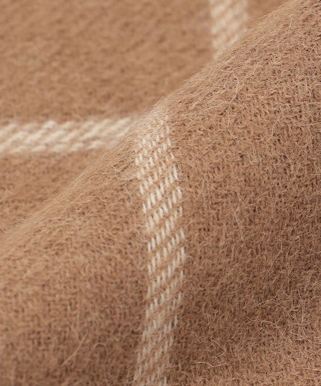 J.PRESS MEN アルパカウール チェックストール ベージュ系4