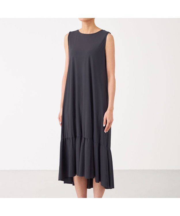 Chacott Chacott BALANCE ライトノースリーブワンピース ブラック