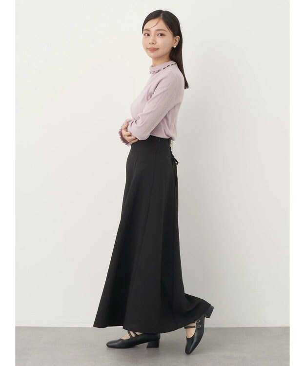 earth music&ecology コットンシアータートルネックプルオーバー Pink