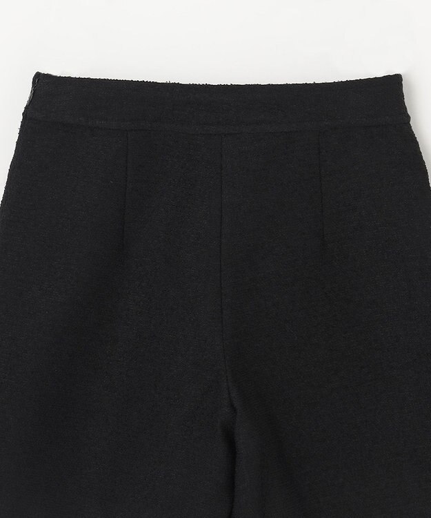 GRACE CONTINENTAL ツイードラップショートパンツ ブラック