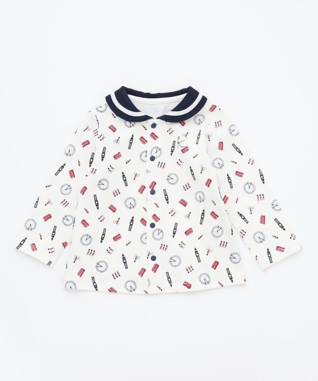 組曲 KIDS 【80-90㎝】ロンドントラベルセーラー セット オフホワイト系5