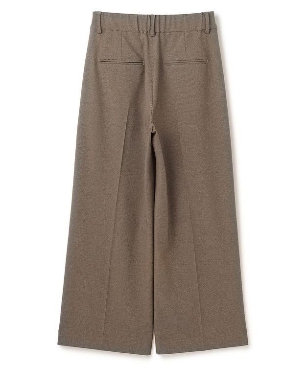 UNFILO タックワイドパンツ ハウンドトゥース