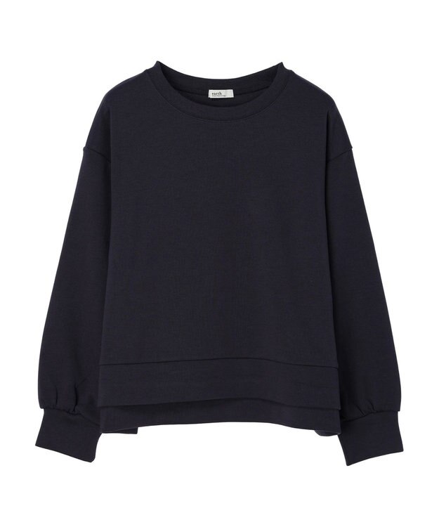 earth music&ecology ダンボールプルオーバー Dark Gray