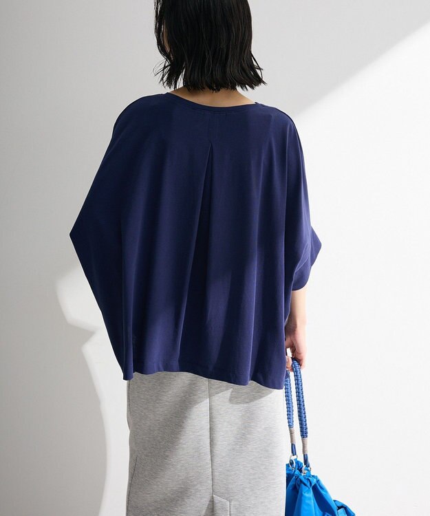 Green Parks 冷やっとすずやかドルマンプルオーバー Navy