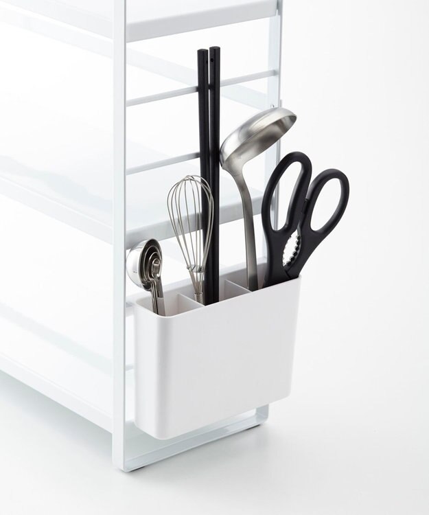 tower シンク上キッチン収納ラック タワー ホワイト ホワイト