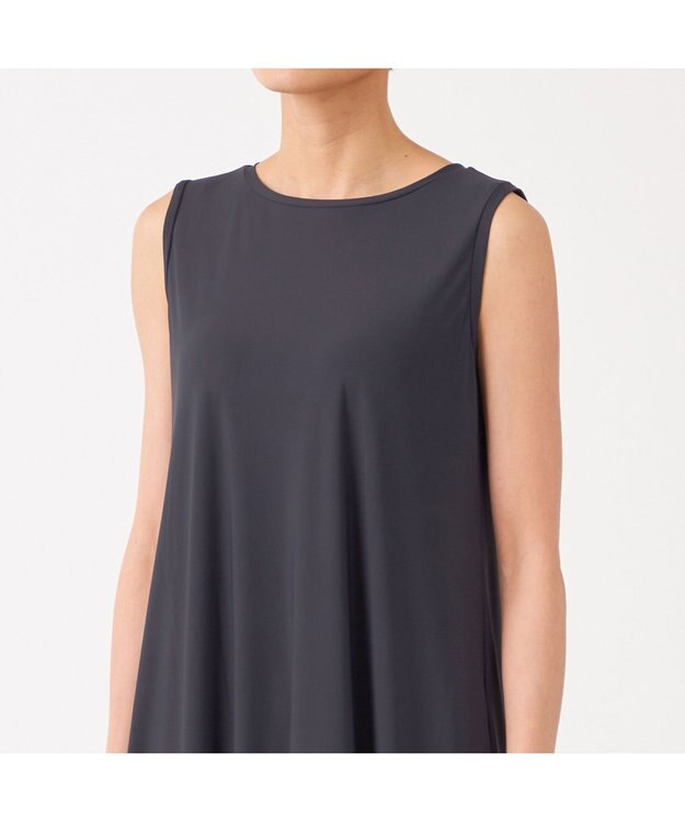 Chacott Chacott BALANCE ライトノースリーブワンピース ブラック