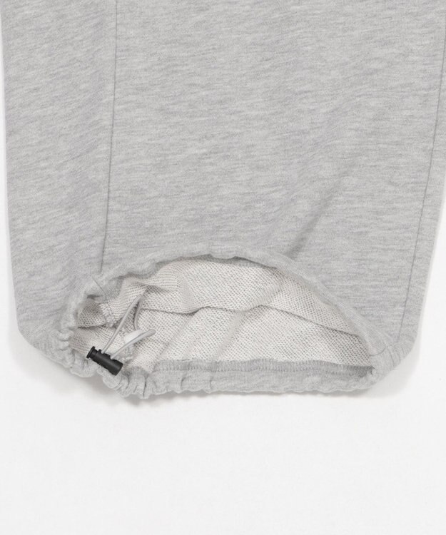 WEGO 【ウエストゴム/SMLサイズ展開】カーブデザインスウェットパンツ 杢グレー