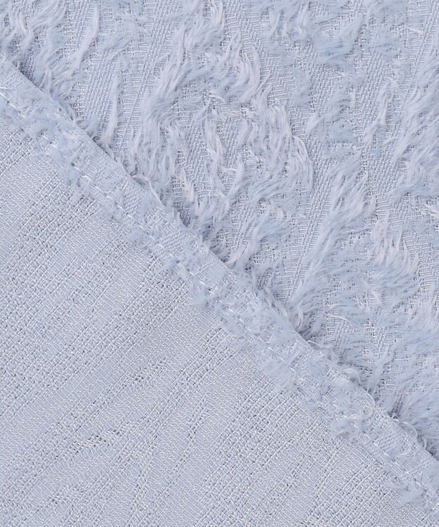 BEIGE， 【洗える】CROISETTE / ジャカードブラウス Sax