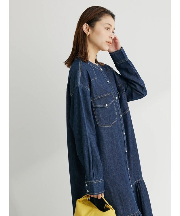Green Parks ・ＳＵＧＡＲ　ＳＰＯＯＮ　デニムウエスタンワンピース One Wash