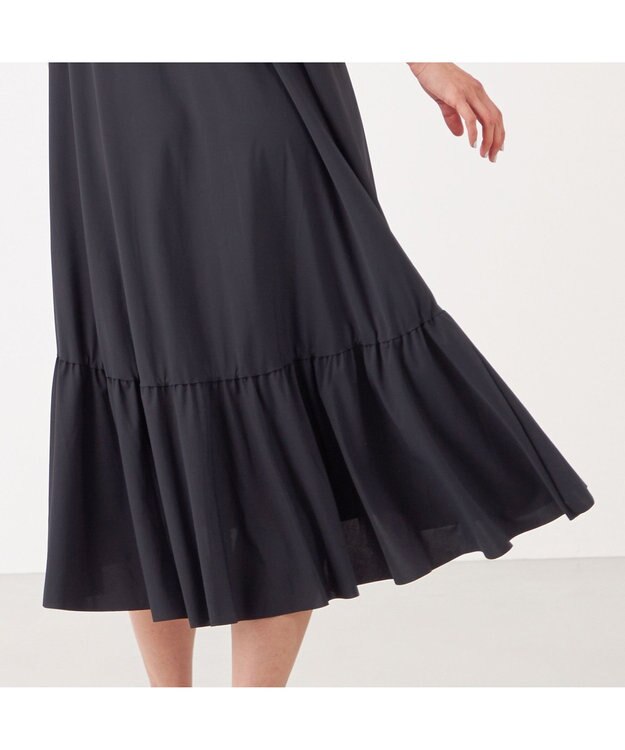 Chacott Chacott BALANCE ライトノースリーブワンピース ブラック