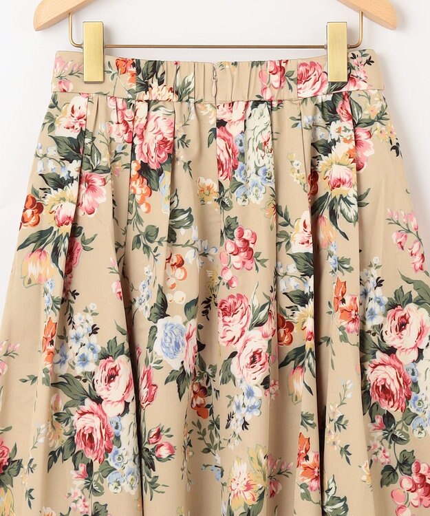 組曲 S 【23AW】ローズブーケプリント フレアスカート ベージュ系5