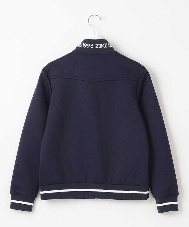 23区GOLF 【WOMEN】ロゴ衿 スタンドブルゾン ネイビー系