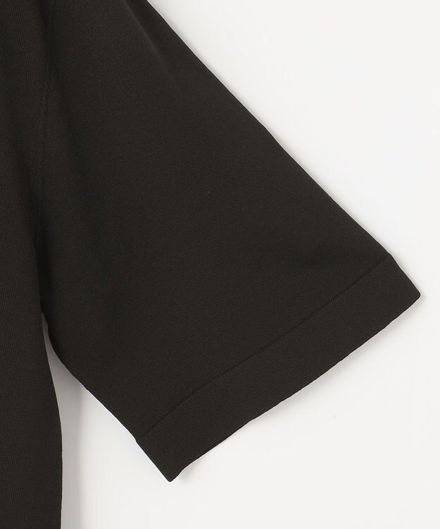 UNFILO MENS 【抗菌防臭】イージーケア ライトニットポロ [23年春夏商品] ブラック